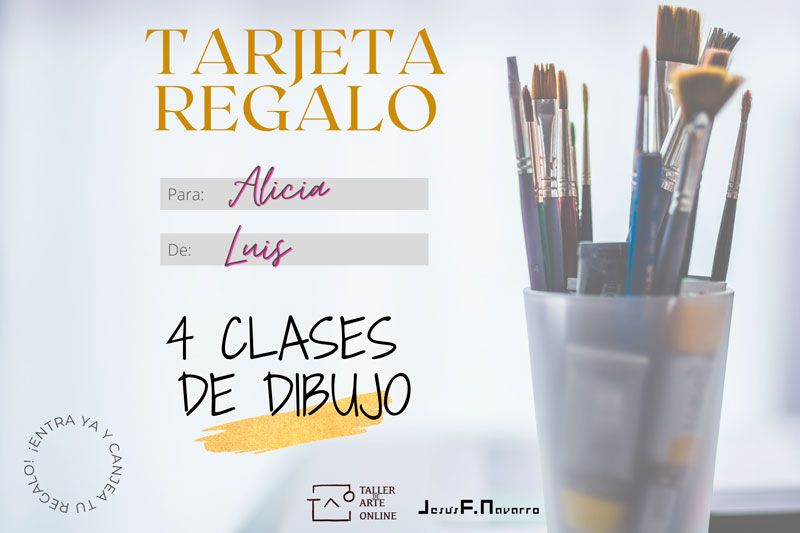 Tarjeta Regalo para Clases de Dibujo