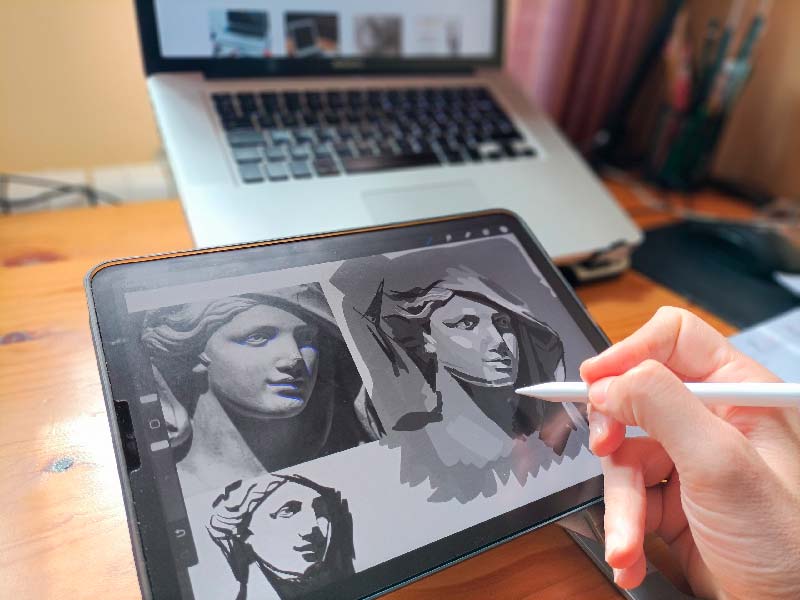 Clases de Dibujo Online con IPad